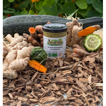 Ketchup Réunionnais de Courgette  en 200gr